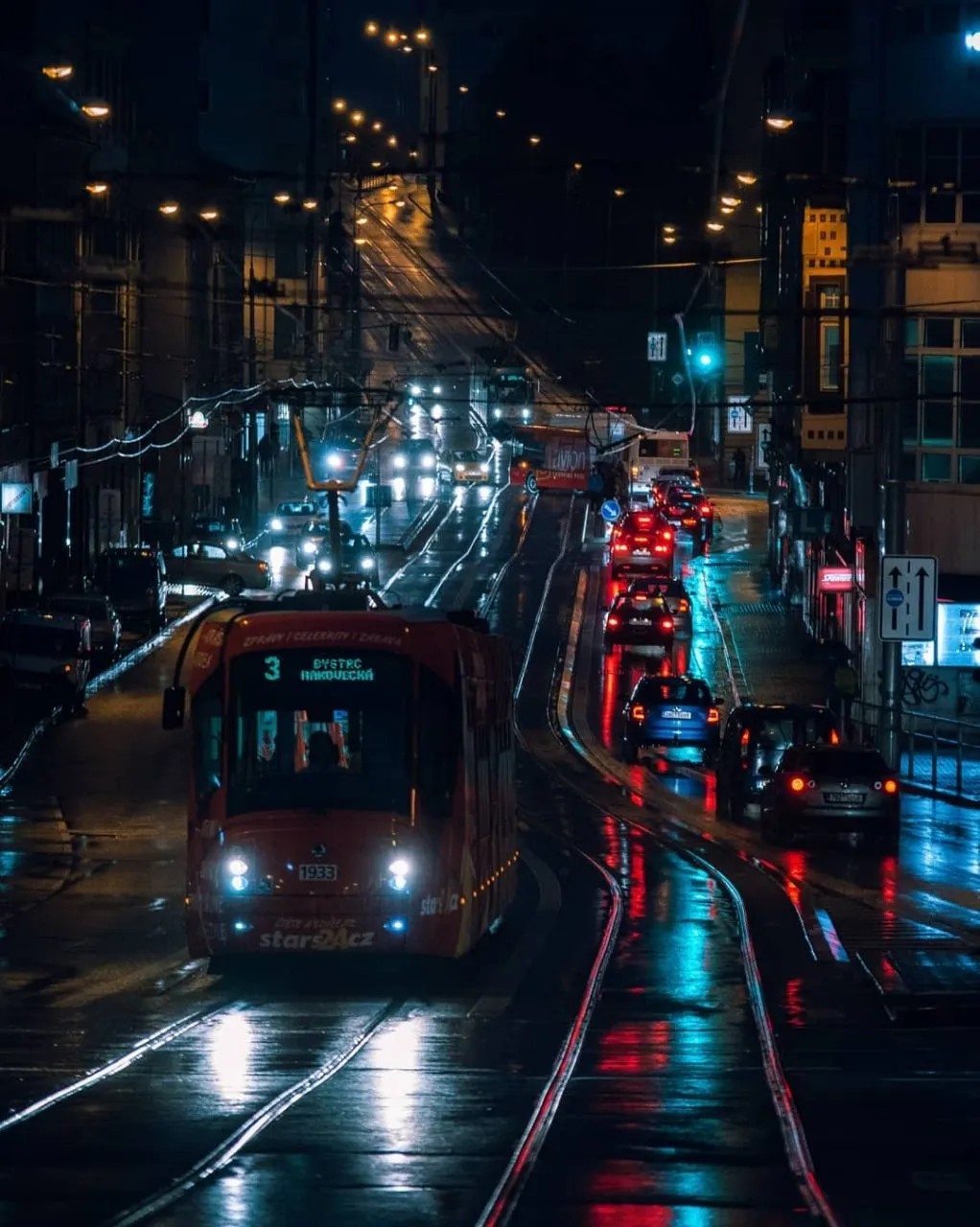 Moravské náměstí - Da Tram stop, Czechia