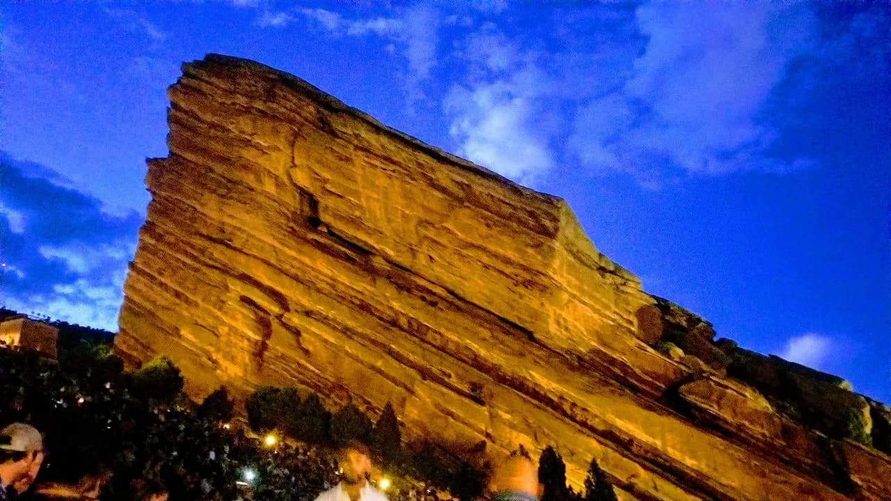 Red Rocks Amphitheater Wall - از Amphitheater, United States