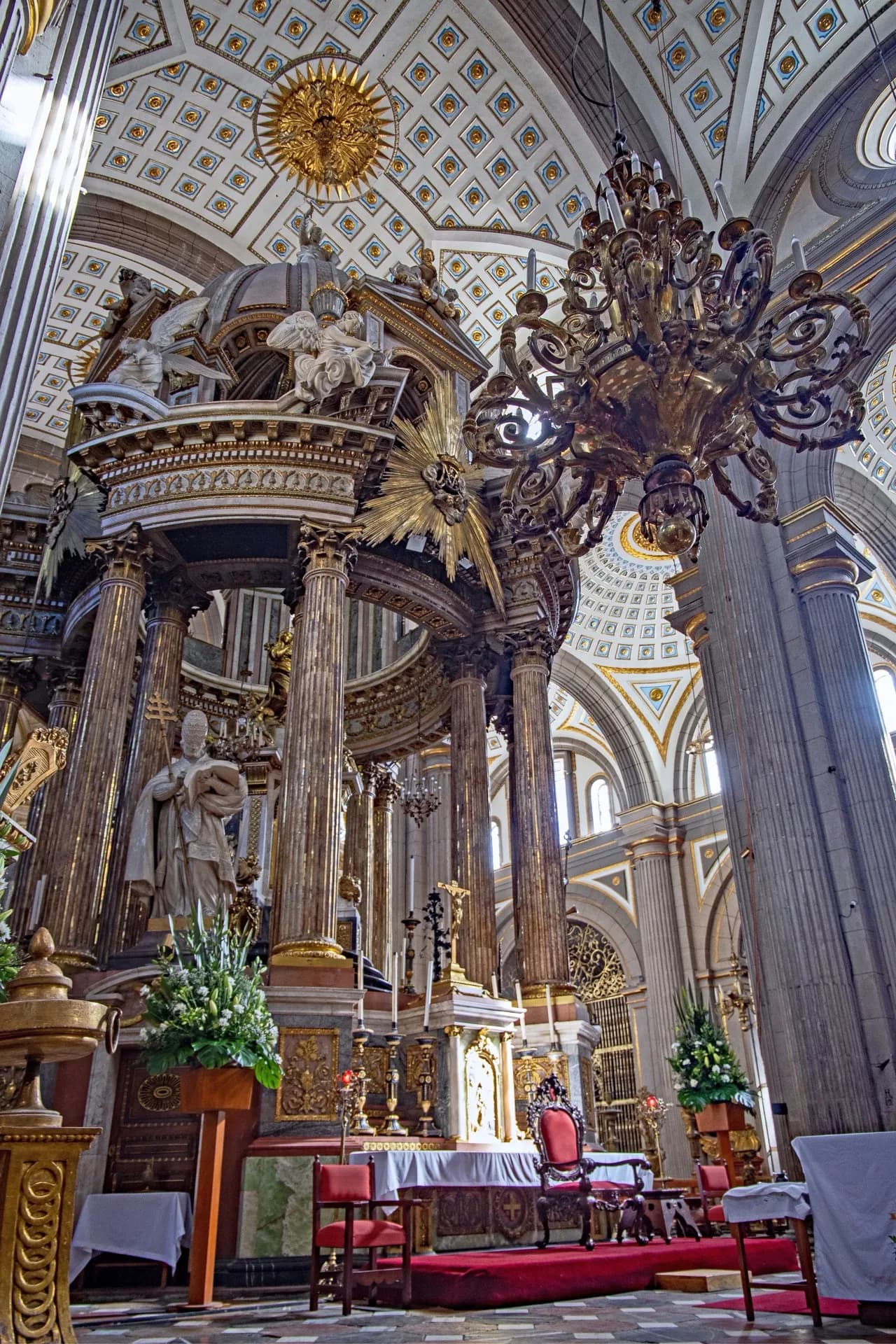 Catedral de Puebla - Frá Inside, Mexico